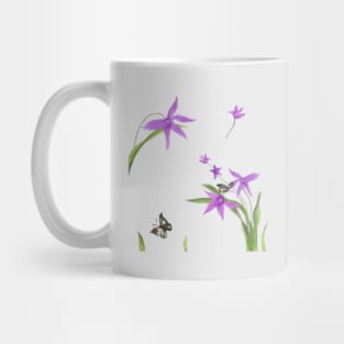 Watercolour Orchid Mug